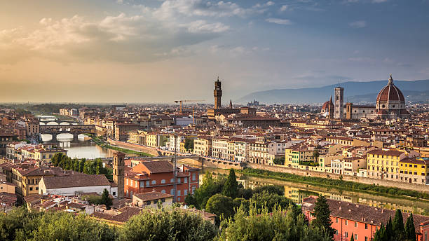 istock Sunset over Florence, Italy 523783261