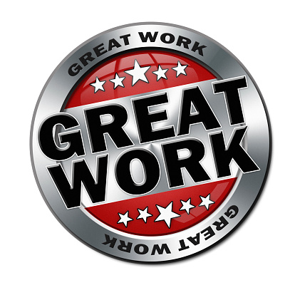 great work icon on white background