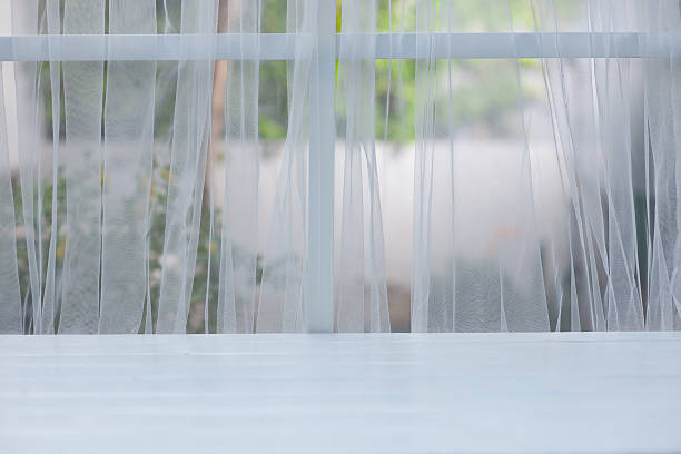 istock Window and wooden with summer window background 523820422