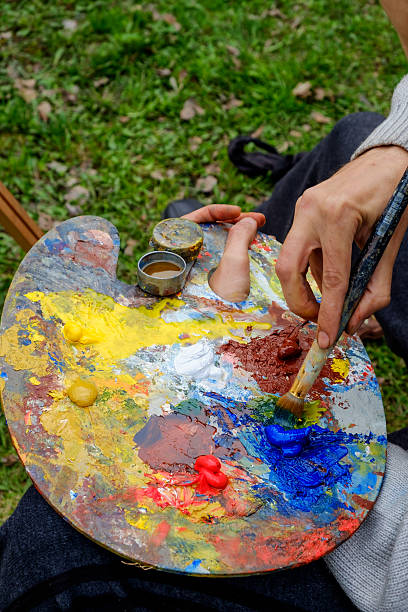 istock Artist paint brush 523821238