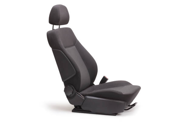 istock Brand new black car seat 523825988