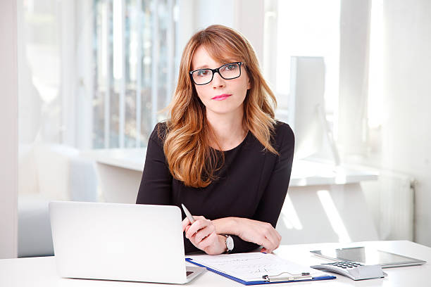 istock Attractive businesswoman 523826234