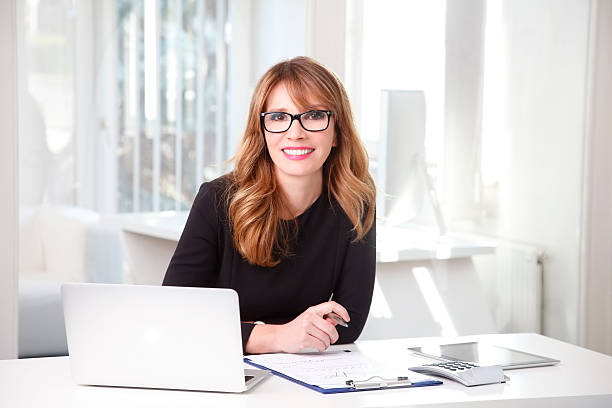 istock Attractive businesswoman 523826296