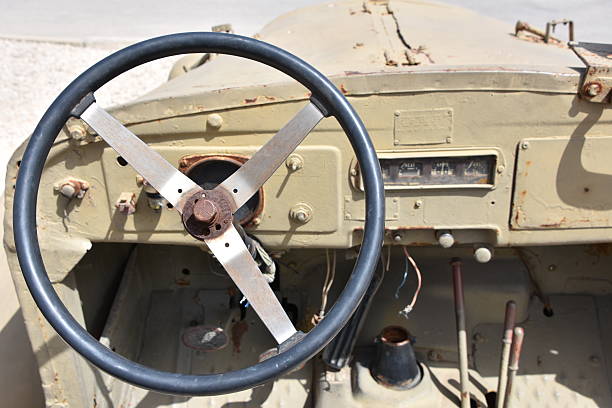 istock inside an old military vehicle 523827844