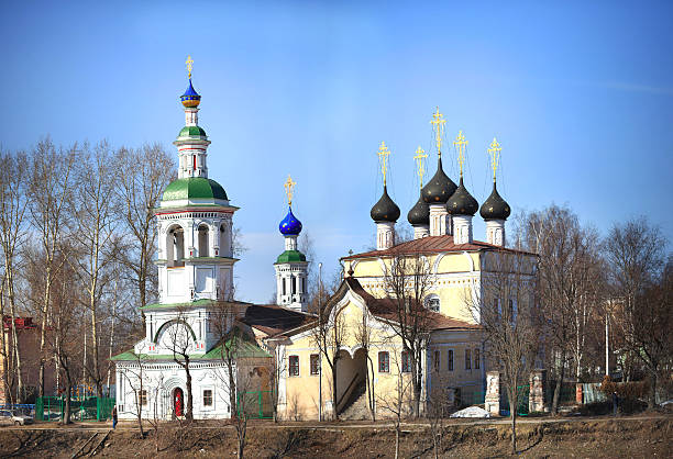 istock stone chapel, orthodox church, Russia 523829651