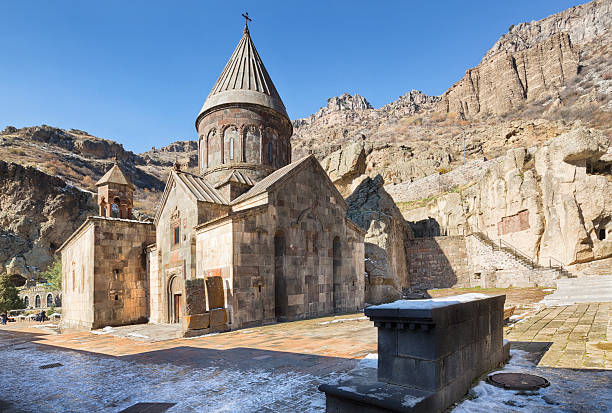 istock Geghard Monastery, Armenia 523829779