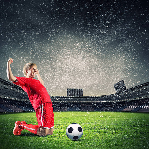 istock Football goal 523832827