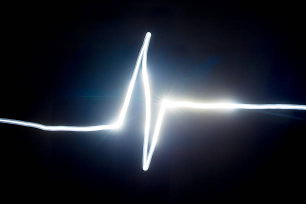 istock Pulse. Speed light painting. Freeze Light. 523855620