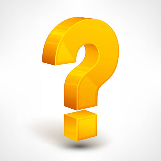 question mark on white vector illustration - question mark stock illustrations