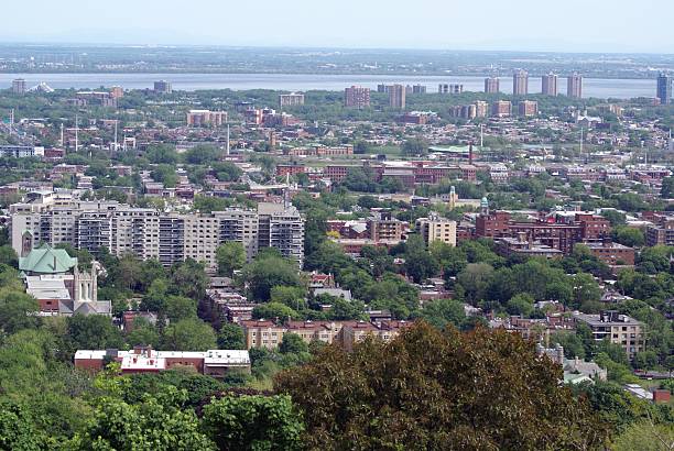 istock Panoramic view of Montreal City, Quebec Canada 523859628