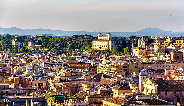 istock View across the rooftops of Rome 523860130