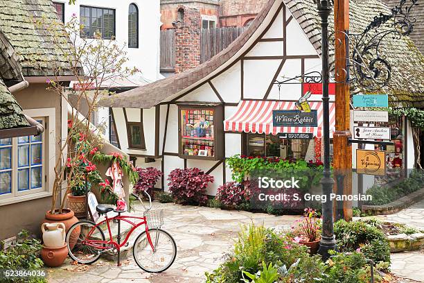 Carmel Street Scene Stock Photo - Download Image Now - Carmel - California, California, Downtown District