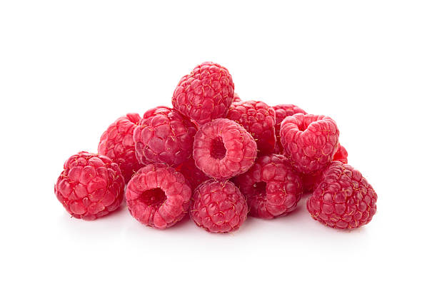 istock Heap of fresh raspberries. 523866530