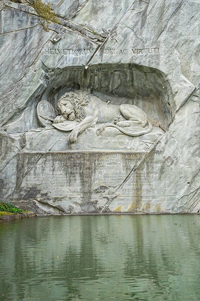 istock Dying Lion Wall Monument, Lucerne Switzerland 523868188