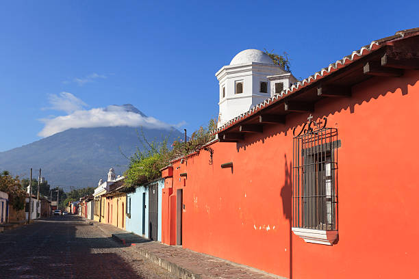 istock Colonial buildings in Antigua, Guatemala 523871567