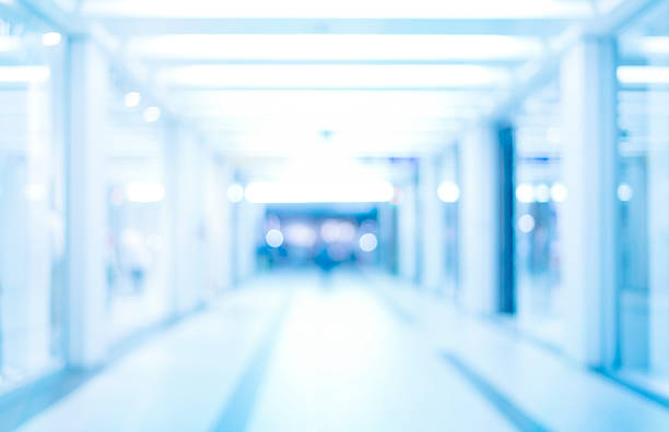 istock abstract blurred background with bokeh lights in blue tones 523871964