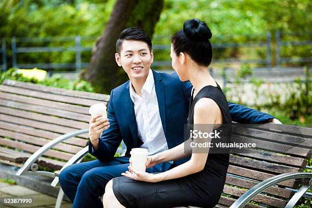 Young Asians Having A Coffee Date Stock Photo - Download Image Now - 20-29 Years, 30-39 Years, Adult