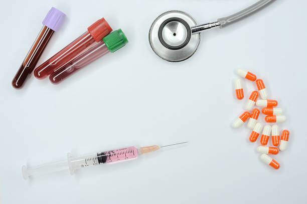 istock Medical equipment for background 523872099