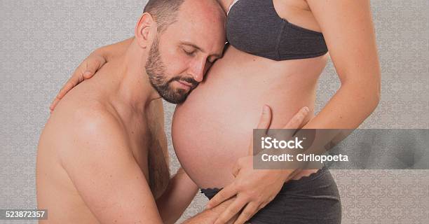 Pregnancy Stock Photo - Download Image Now - Adult, Anticipation, Backgrounds