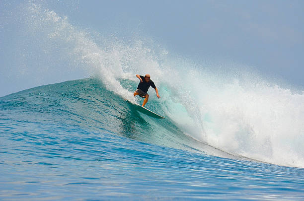 istock Surfing the Maldives 523872619