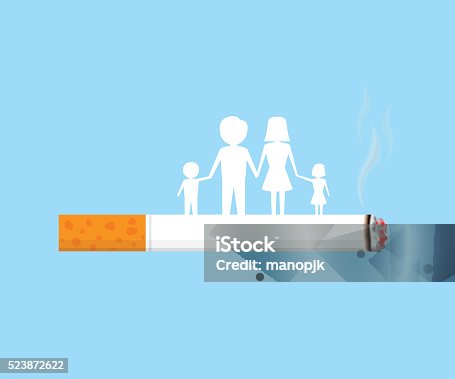 istock family waiting for destroying from cigarette 523872622