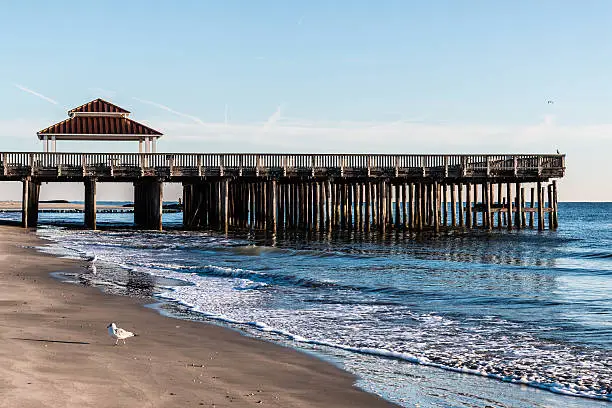 Photo of Viewing Pier and Gazebo at Buckroe Beach