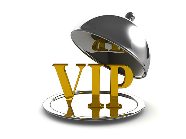 3d Silver tray with VIP main course 3d render of a silver tray with VIP silver platter stock pictures, royalty-free photos & images