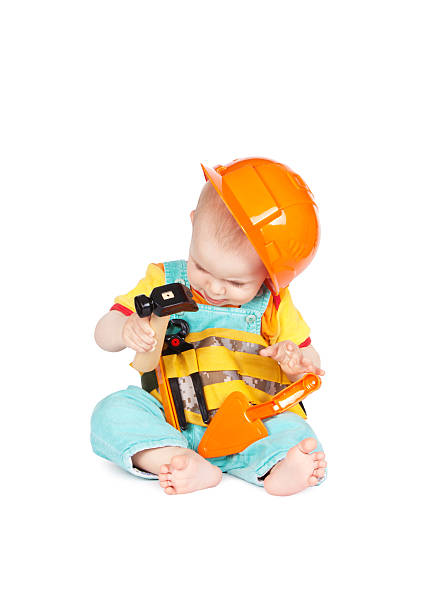 istock Baby and children's toy instruments on a white background. 523874228