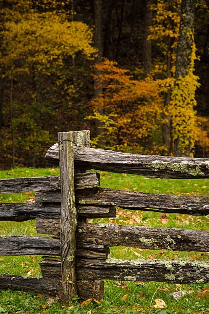 istock Smokies Wooden Fence 523875443