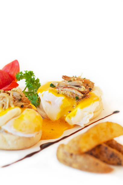 istock English muffin crab benedict 523876931