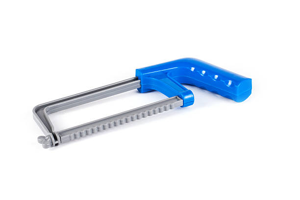 istock Toy saw on a white background. 523881492