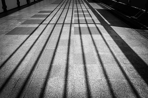 istock Casting long shadows on the ground monochrome 523881996