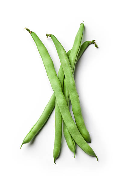 Green beans Green beans isolated on white background green bean stock pictures, royalty-free photos & images