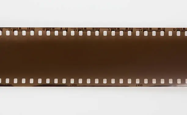 Film, isolated on white background