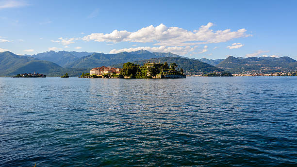 istock Two Island Maggiore lake 523893433