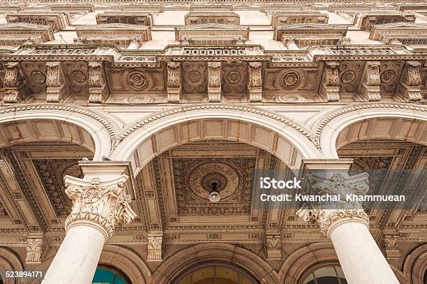 Detail Of Galleria Vittorio Eman Stock Photo - Download Image Now - Antique, Arch - Architectural Feature, Architectural Dome