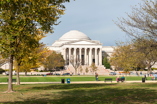 National Gallery of Art, part of Smithsonian Institution, opened in 1937 (building completed in 1941), Washington, D.C., USA.