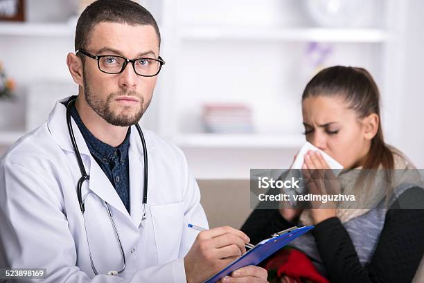 Disease Stock Photo - Download Image Now - Adult, Advice, Bed - Furniture