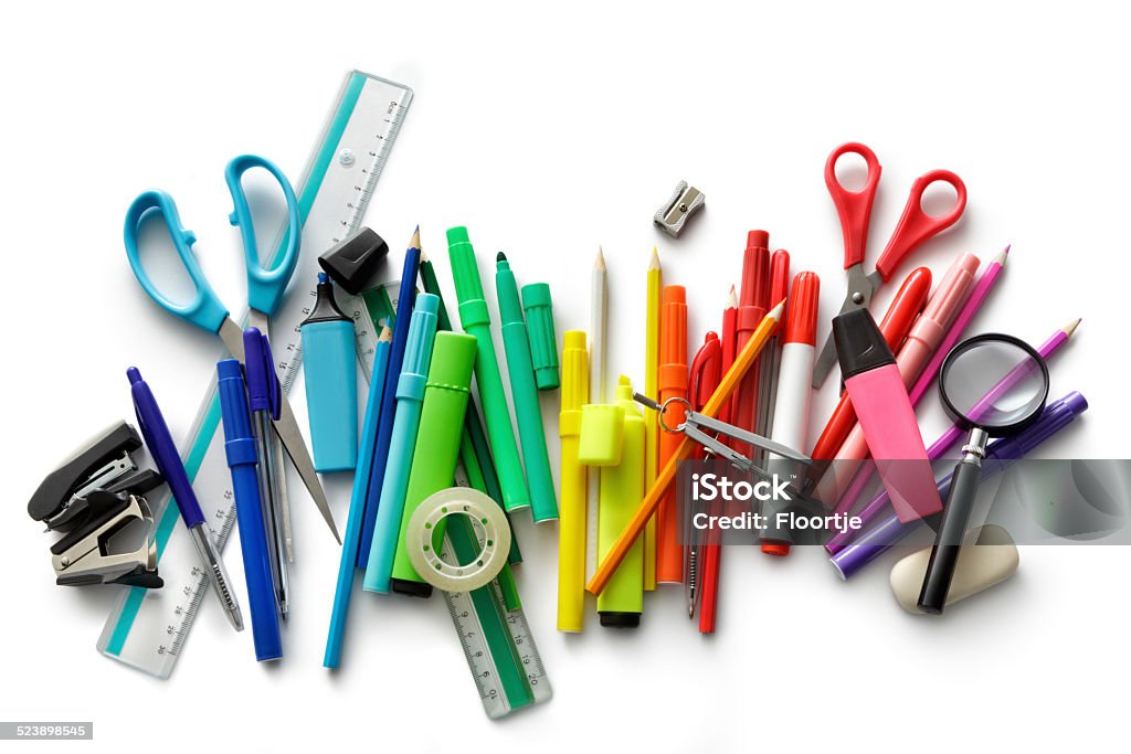 Office: Office Supplies More Photos like this here... School Supplies Stock Photo