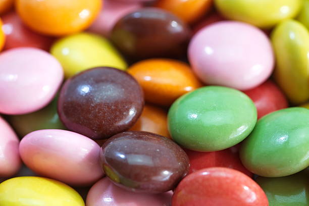 istock Close - up Colorful sweet chocolate Candy 523899623