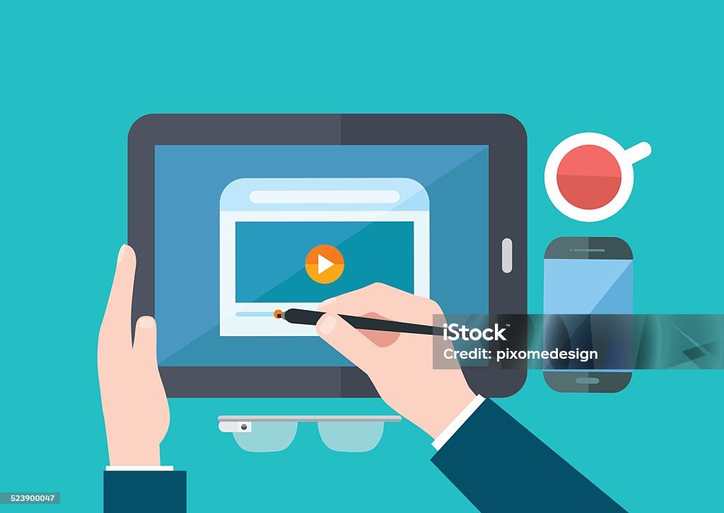 Smart Layout Vector Smart Concept Flat Design Vector Stock Illustration - Download Image ...