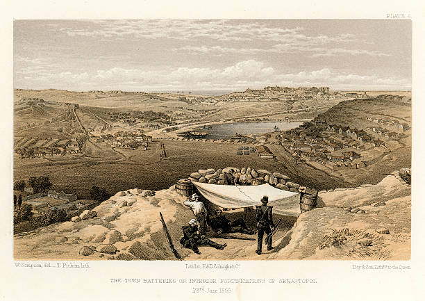 istock Crimean War - Fortifications of Sebastopol 523916745