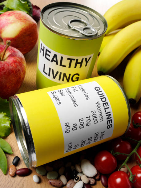 istock Healthy Living Guidelines on Tin Cans 523919271