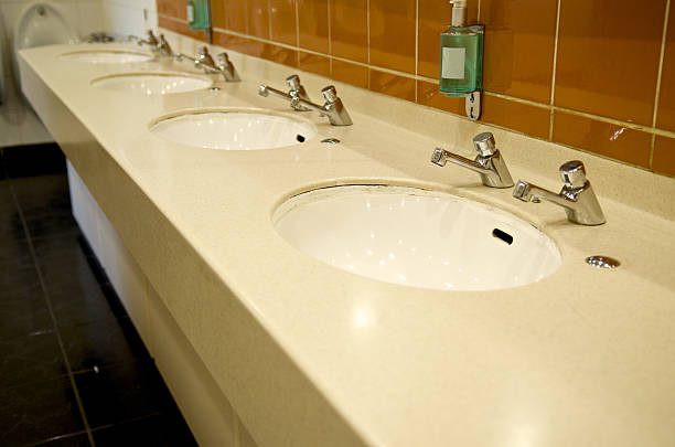 istock washbasins in the public toilet 523920225