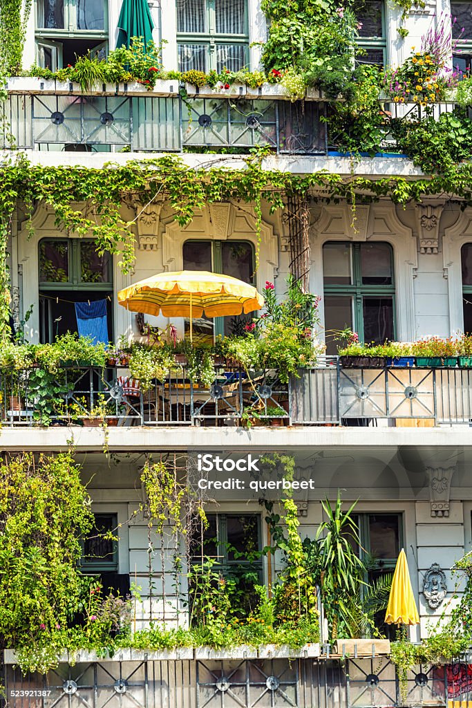 Sommer in Berlin - Lizenzfrei Balkon Stock-Foto