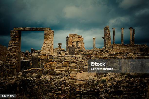Ancient Roman City Stock Photo - Download Image Now - Empire, Morocco, Archaeology