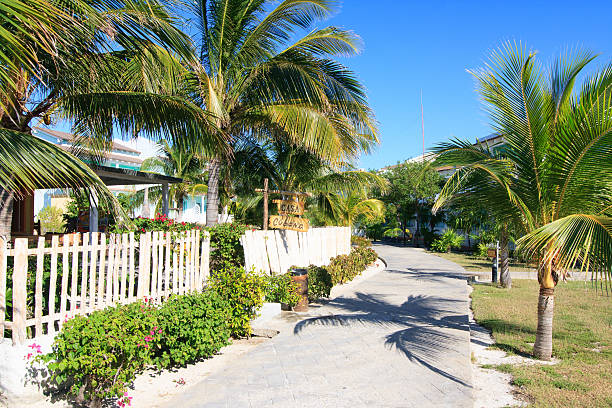 Cayo Largo, Cuba - December 1, 2011:  Area of hotel Sol Cayo Largo. Cuba.