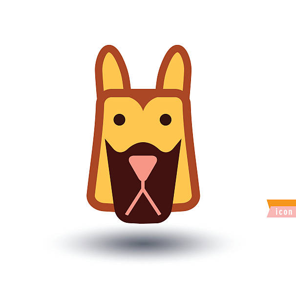 dog icon - illustration. Dog breed collection icons - vector illustration. dog icon - illustration. drawing of the doberman pinscher dogs stock illustrations
