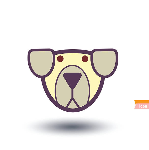 dog icon - illustration. Dog breed collection icons - vector illustration. dog icon - illustration. drawing of the doberman pinscher dogs stock illustrations