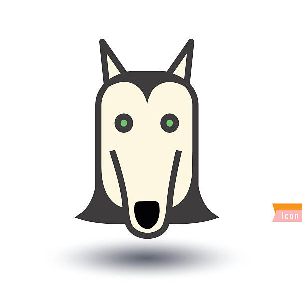 dog icon - illustration. Dog breed collection icons - vector illustration. dog icon - illustration. drawing of the doberman pinscher dogs stock illustrations